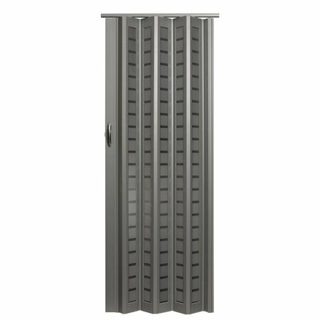 GUARDERIA 36 x 80 in. Metro Square Frosted Folding Doors, Aluminum GU3042527